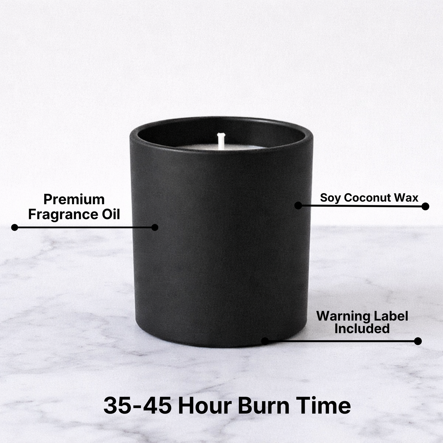 9 Oz Private Label Candle | Custom Branded Candles for Wholesale & Events